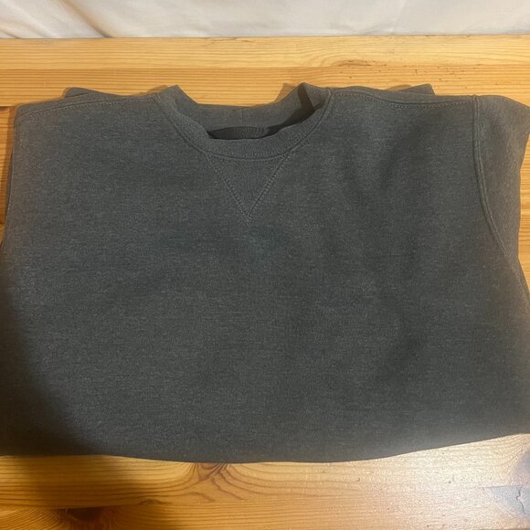 Carhartt Mens Midweight Crewneck Sweatshirt Loose Fit Crewneck Carbon Heather Si - Picture 3 of 5